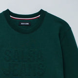 Sudadera SALSA JEANS Logo Dark Green
