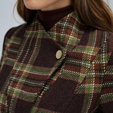 Abrigo SALSA JEANS Paño Grace con Cinturón Medium Brown