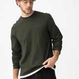 Camiseta TIFFOSI Milan Manga Larga Verde Oscuro