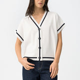 Camiseta TIFFOSI Dero_1C Blanca Abotonada