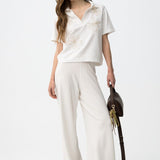 Pantalón TIFFOSI Dero_1B Blanco