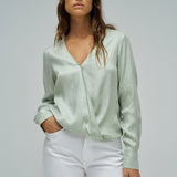 Blusa SALSA JEANS Satinada Verde