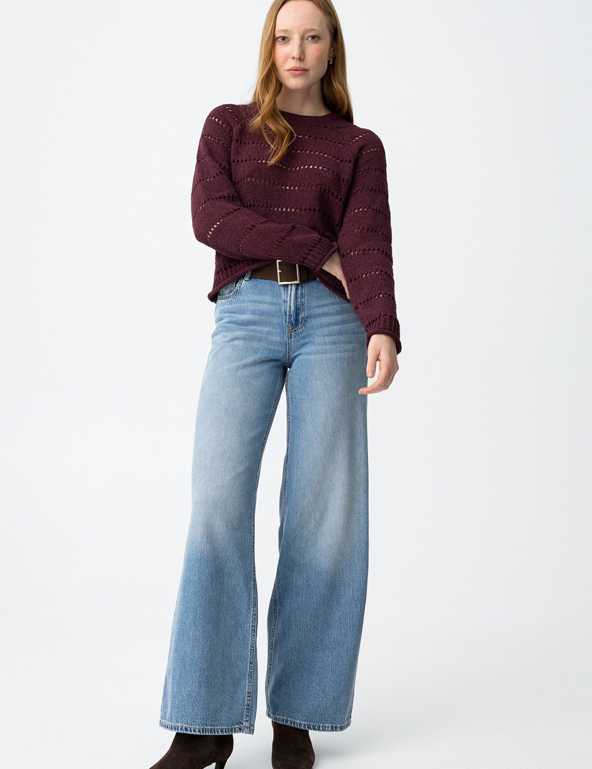 Vaqueros TIFFOSI Celine 10 Azul Claro, vista trasera