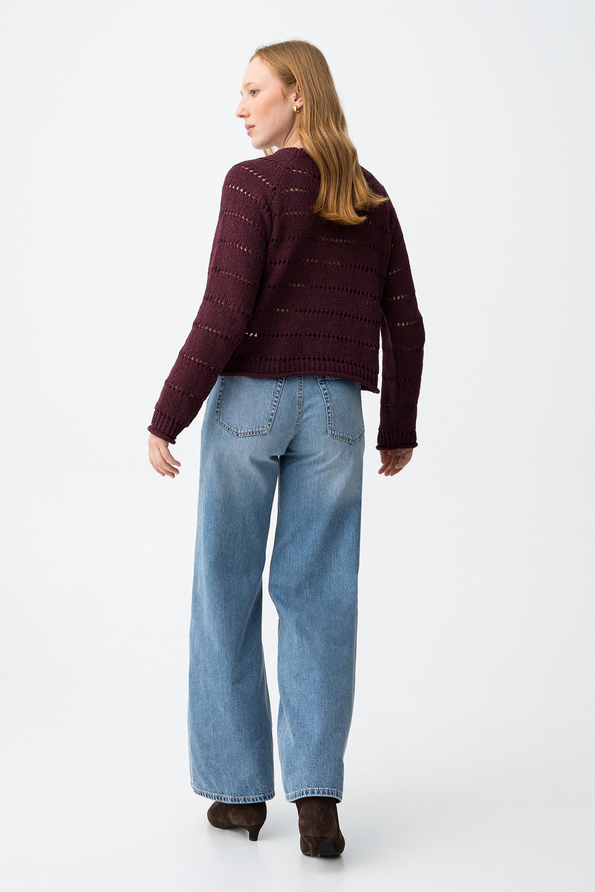 Vaqueros TIFFOSI Celine 10 Azul Claro, modelo trasero