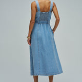 Vestido SALSA JEANS Lightdenim Ice Bleach