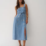 Vestido SALSA JEANS Lightdenim Ice Bleach