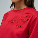 Camiseta SALSA JEANS Nudo Frontal Rojo