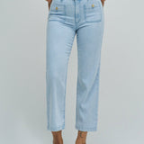 Vaquero SALSA JEANS Lightdenim Cropped Straight