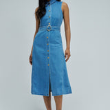 Vestido SALSA JEANS Lightdenim Medium Wash