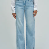 Vaquero SALSA JEANS Wide Leg Light Wash