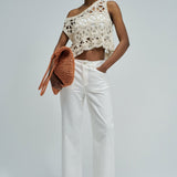 Vaquero SALSA JEANS Straight con Lino