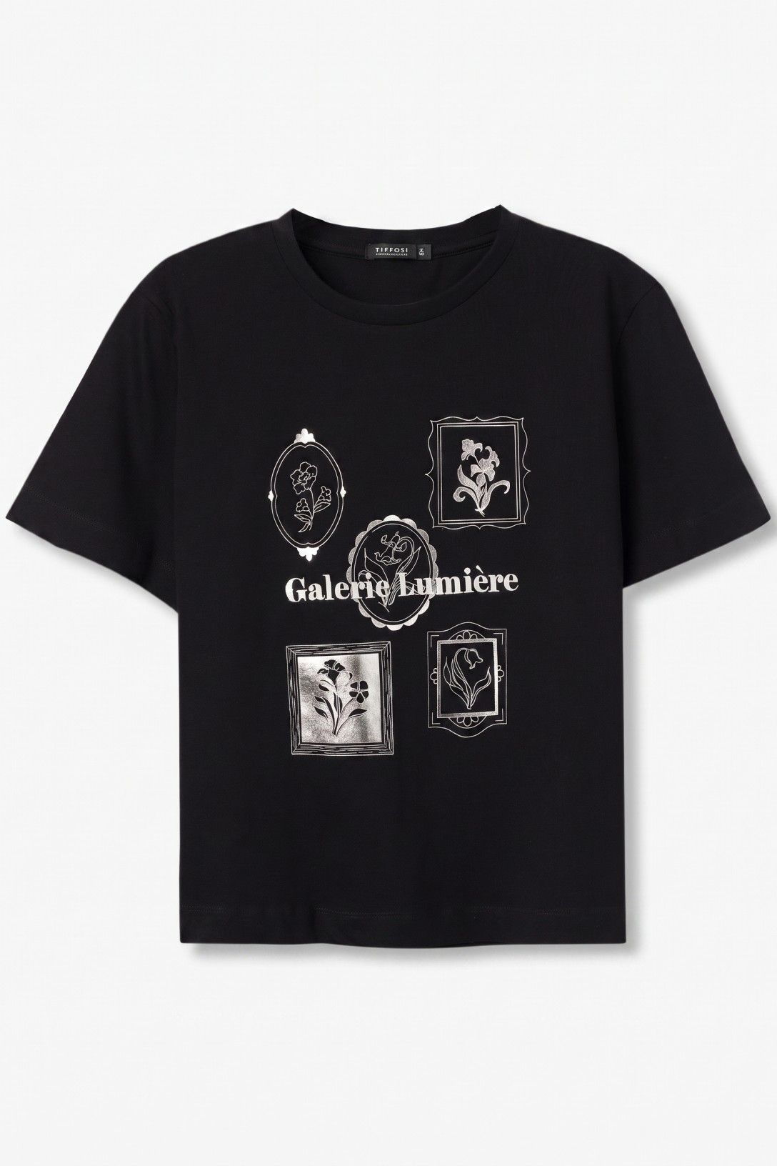 Camiseta TIFFOSI Bonchic negra 1