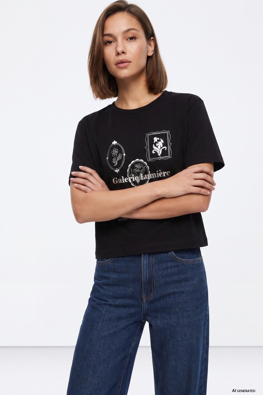 Camiseta TIFFOSI Bonchic negra 2