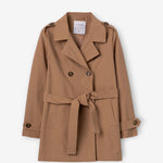 Gabardina TIFFOSI Sophia Beige, vista trasera