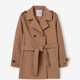 Gabardina TIFFOSI Sophia Beige, vista trasera