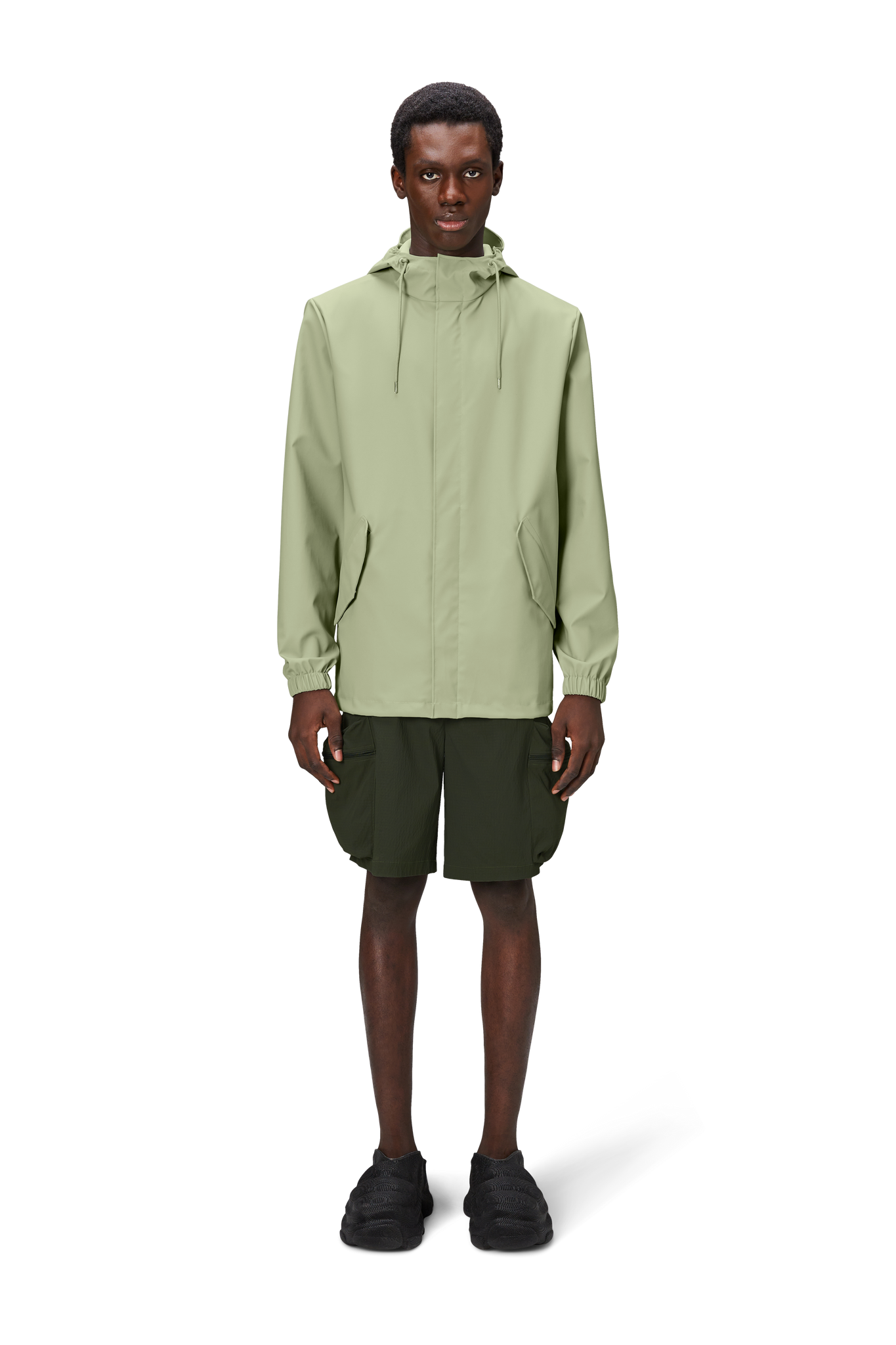 RAINS Unisex Fishtail Jacket Earth Raincoat