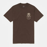 BIRDEN Visages Brown T-shirt