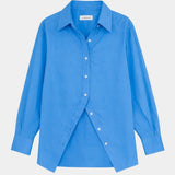 Camisa LAAGAM No Boyfriend Blue, otra vista con modelo