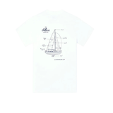 Camiseta SILBON Luxury Boat Blanca