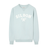 Sudadera SILBON Raqueta Media Aguamarina