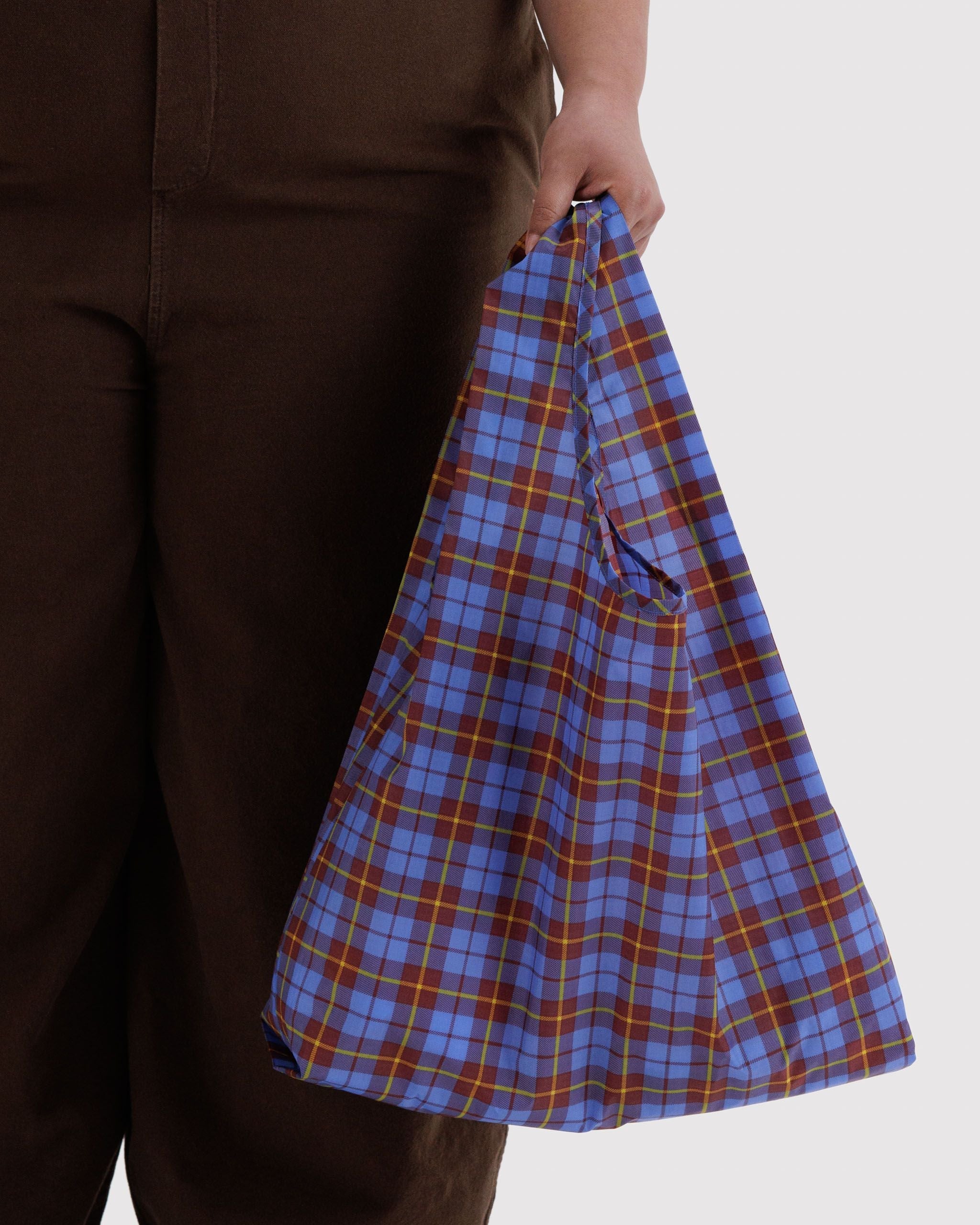 Bolsa BAGGU Estándar Reciclada Blue Tartan