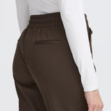 Pantalón ICHI Kate Cropped Chocolate Torte