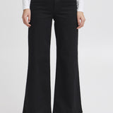 Vaqueros ICHI Twiggy Raven Wide Black