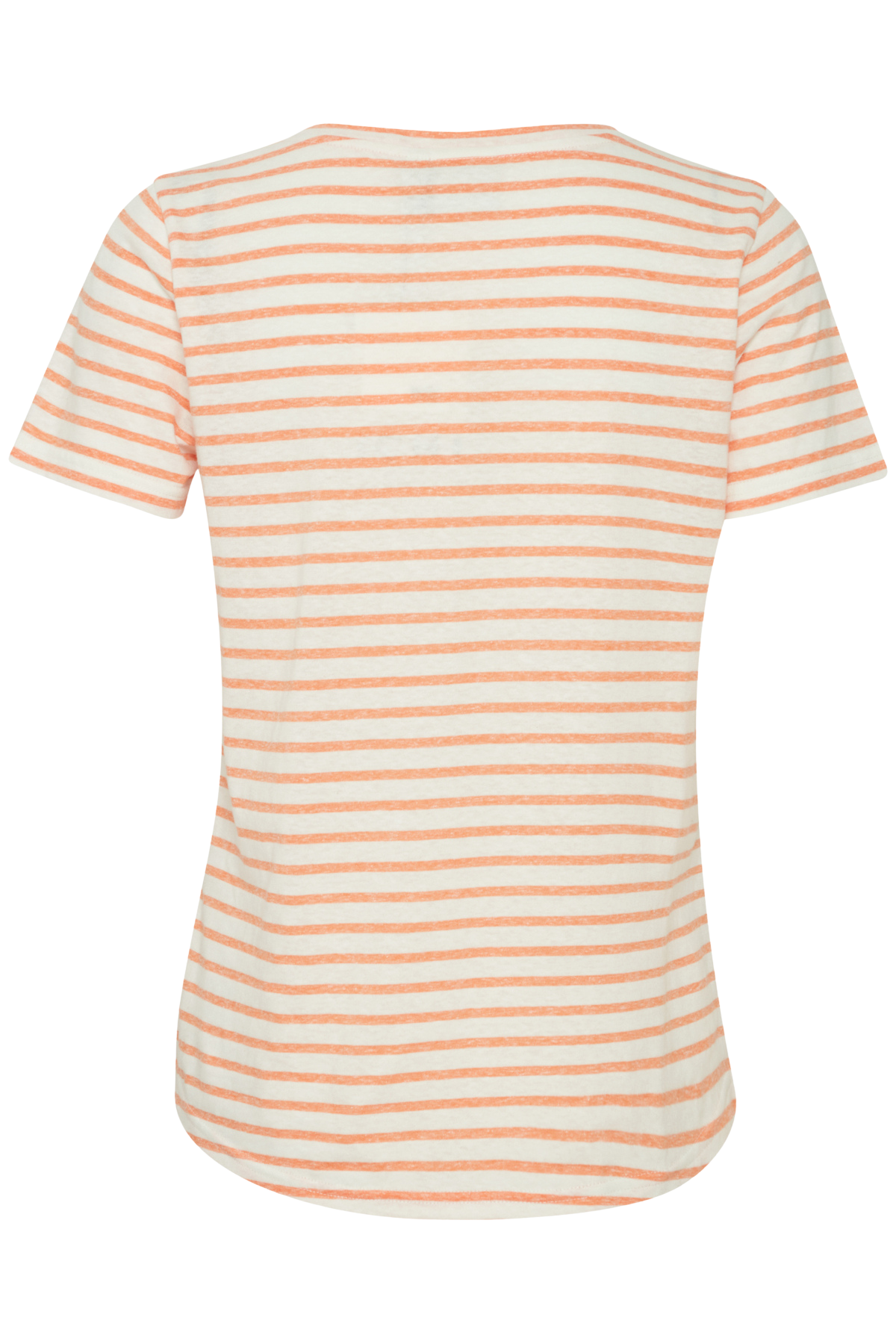 ICHI Yulieta Coral Rose Stripes T-Shirt