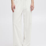 Pantalones ICHI Linno Cloud Dancer