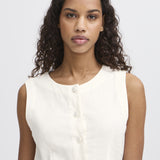 Chaleco ICHI Linno Cloud Dancer