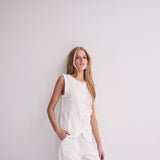 Chaleco ICHI Linno Cloud Dancer