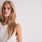 Chaleco ICHI Linno Cloud Dancer