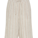 ICHI Ihlinno Shorts mit braunen Streifen