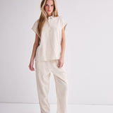 Camisa ICHI Linno Natural Ecru