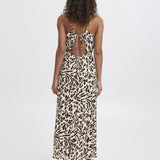 ICHI Marrakech Caribou Animal AOP Dress