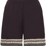 ICHI Ragni Schwarze Shorts