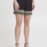 ICHI Ragni Schwarze Shorts