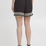 ICHI Ragni Schwarze Shorts