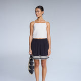 ICHI Ragni Schwarze Shorts