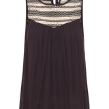 ICHI Ragni Schwarzes Top