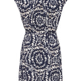 ICHI Aya Total Eclipse Ikat-Kleid