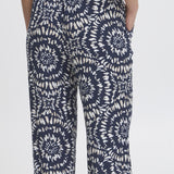 Pantalones ICHI Aya Total Eclipse Ikat