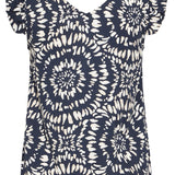 Top ICHI Aya Total Eclipse Ikat