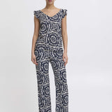 Top ICHI Aya Total Eclipse Ikat