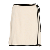 ICHI Marrakech Total Eclipse Stripe Aop Skirt