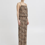 ICHI Anisse Animal Print Top 