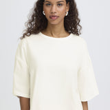 ICHI Ihpalmer Cloud Dancer T-shirt