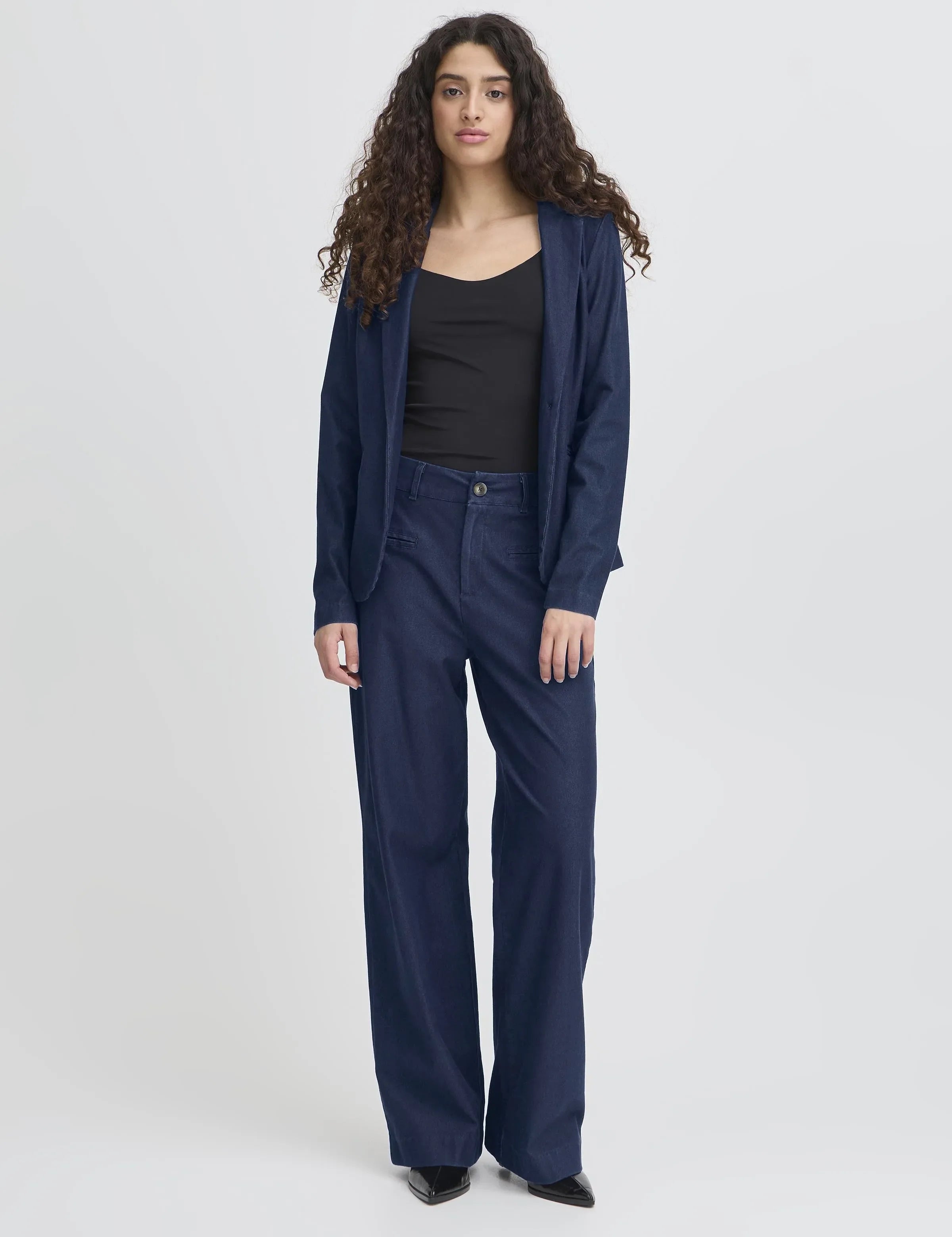 IHKATE DENIM PA ICHI dark blue - back