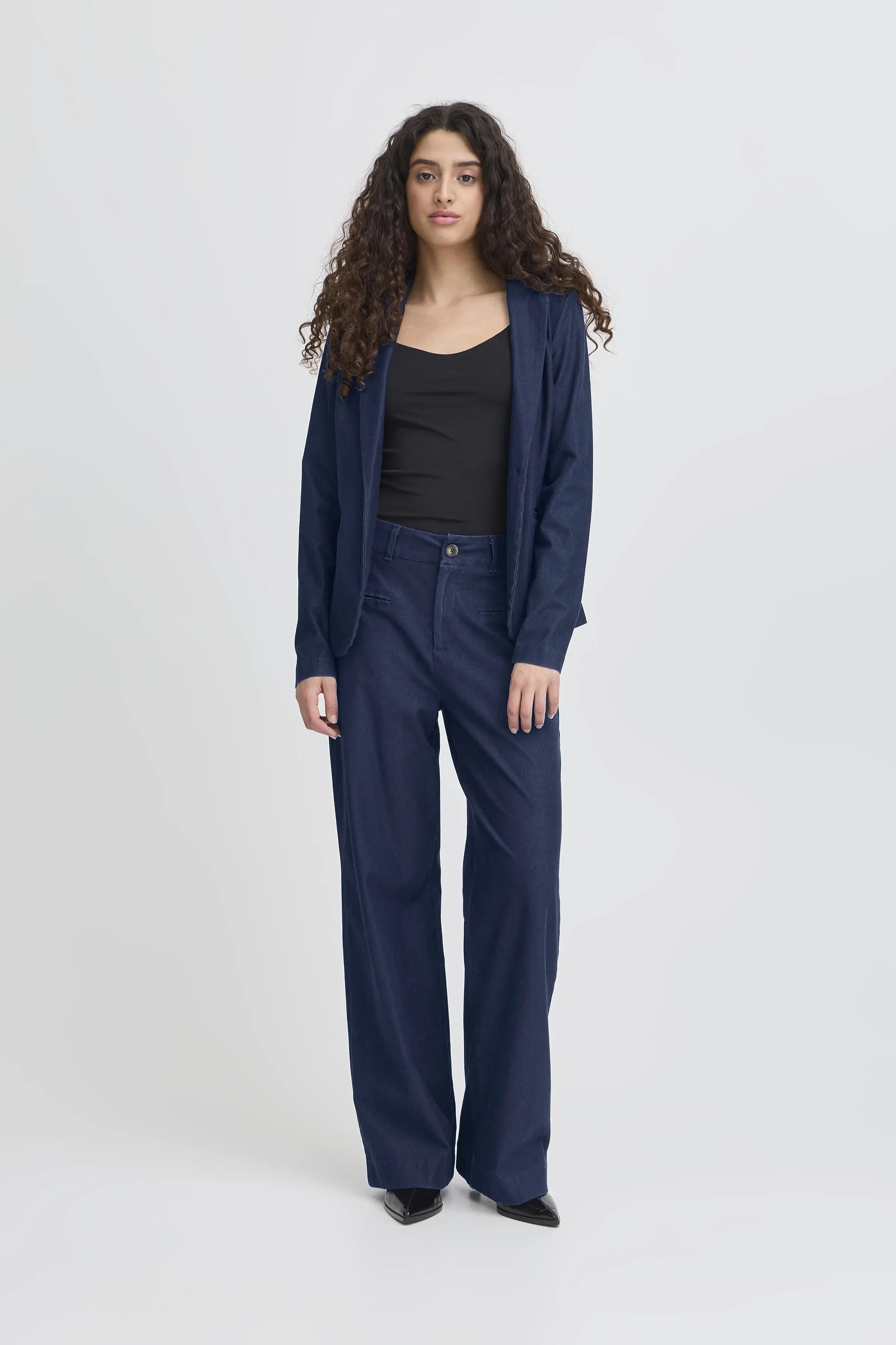 IHKATE DENIM PA ICHI dark blue - back