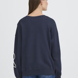 Sudadera ICHI Kasura Total Eclipse